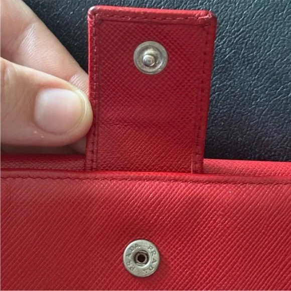 Prada Scarlet Red Wallet - Picture 16 of 17